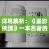 详尽解析：《墨影侠踪》一本名著的章节构成与分析——究竟包含了多少章节？