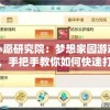 详解心愿研究院：梦想家园游戏攻略指南，手把手教你如何快速打造理想家园