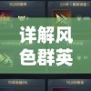 详解风色群英传中武功秘籍的科学搭配方式与不同角色属性的深度匹配策略