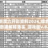 新澳六开彩资料2024,综合数据解释落实_游戏版v.0.100