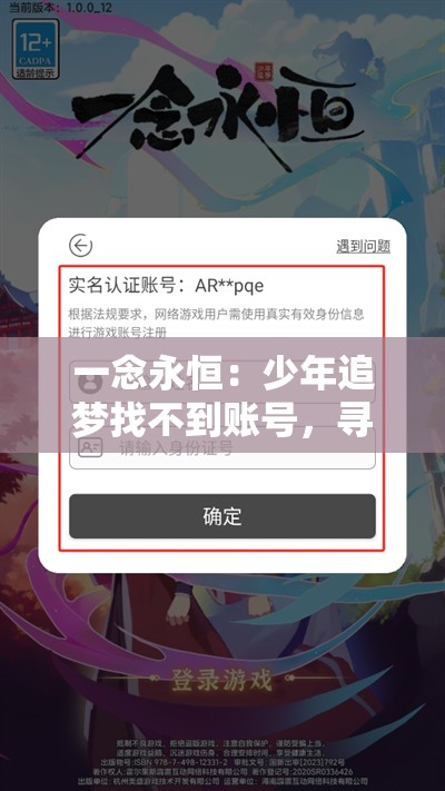 一念永恒：少年追梦找不到账号，寻求网络空间身份的认证与问题挑战