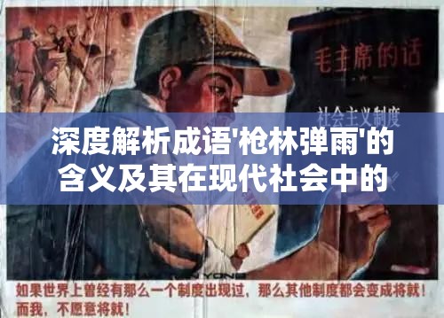 深度解析成语'枪林弹雨'的含义及其在现代社会中的应用与演变