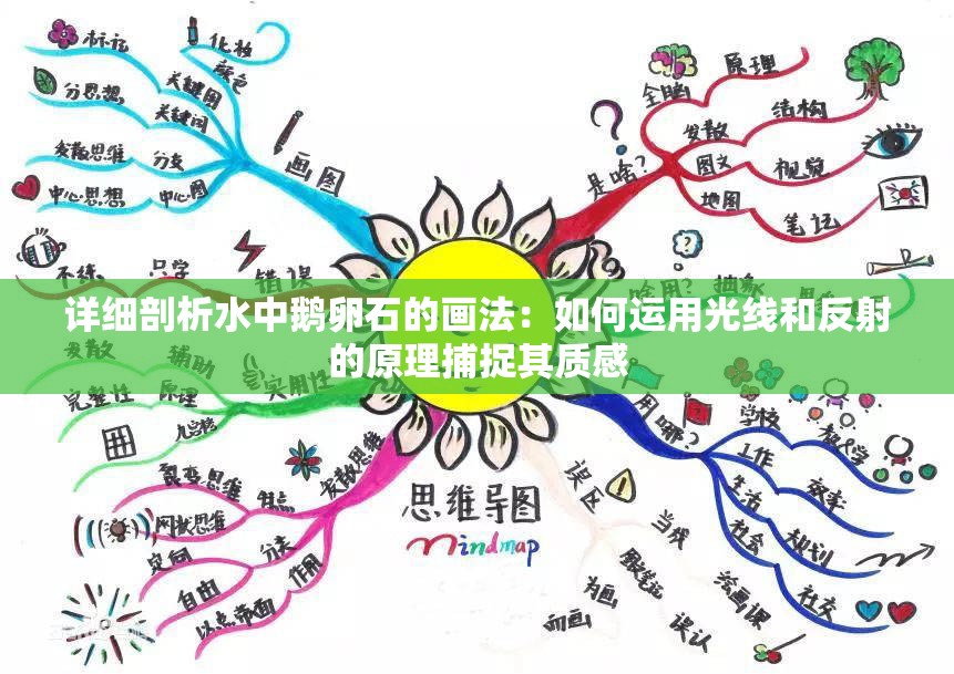 详细剖析水中鹅卵石的画法：如何运用光线和反射的原理捕捉其质感