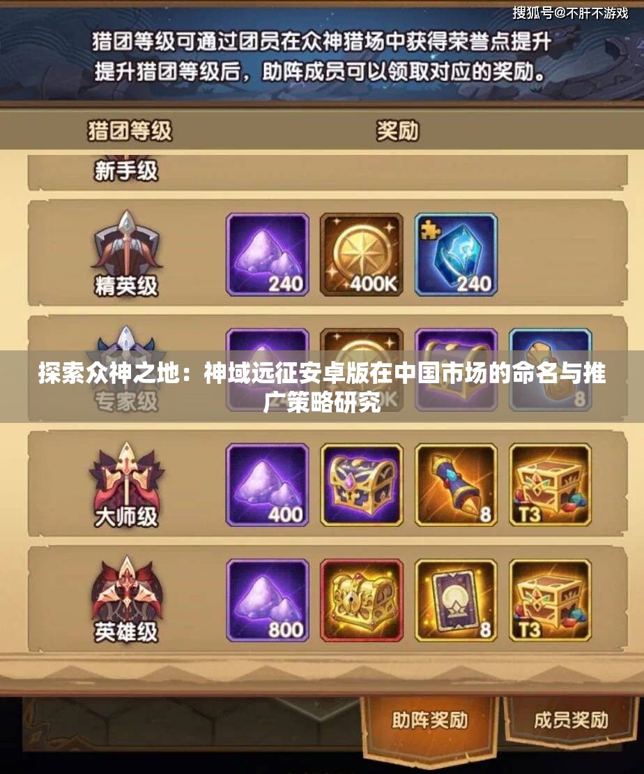 探索众神之地：神域远征安卓版在中国市场的命名与推广策略研究
