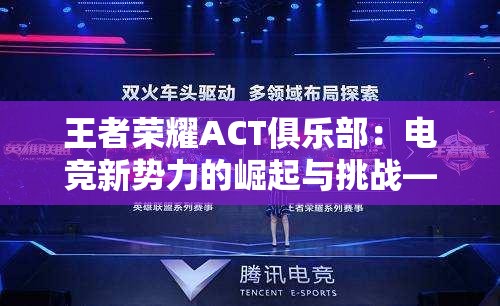 王者荣耀ACT俱乐部：电竞新势力的崛起与挑战——深度解析中国电子竞技产业的发展现状及前景