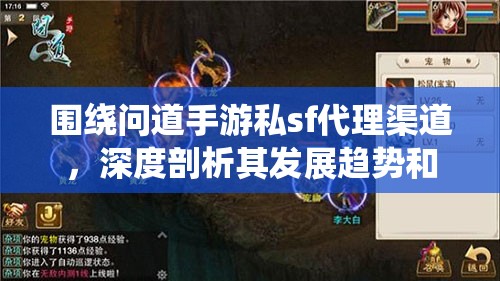 围绕问道手游私sf代理渠道，深度剖析其发展趋势和挑战
