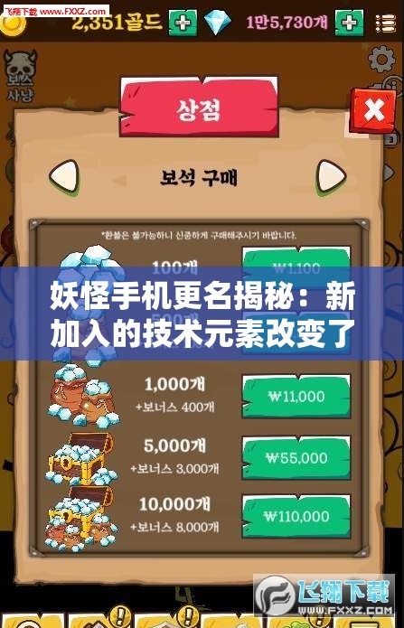 妖怪手机更名揭秘：新加入的技术元素改变了什么？