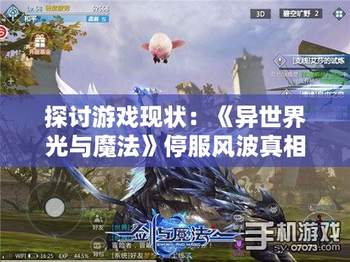 探讨游戏现状：《异世界光与魔法》停服风波真相揭秘，玩家们的游戏世界将何去何从？
