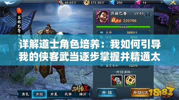 详解道士角色培养：我如何引导我的侠客武当逐步掌握并精通太极剑技巧