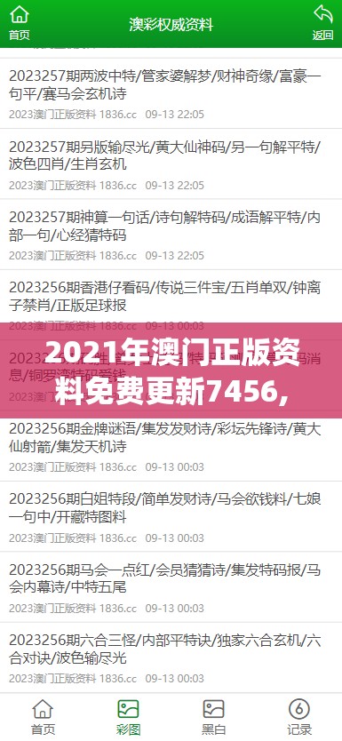 2021年澳门正版资料免费更新7456,定量解答解释落实_资深版v.8.192