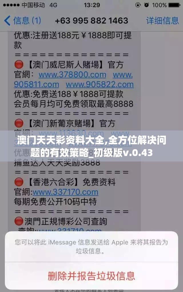 澳门天天彩资料大全,全方位解决问题的有效策略_初级版v.0.43