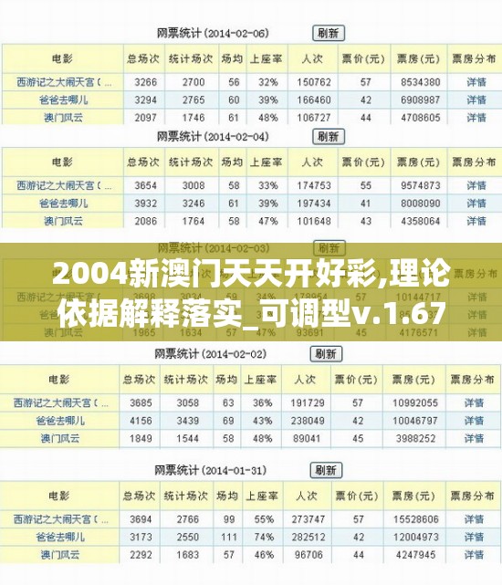 2004新澳门天天开好彩,理论依据解释落实_可调型v.1.677