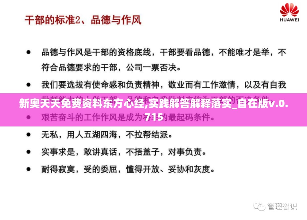 新奥天天免费资料东方心经,实践解答解释落实_自在版v.0.715