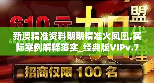 新澳精准资料期期精准火凤凰,实际案例解释落实_经典版VIPv.7.934