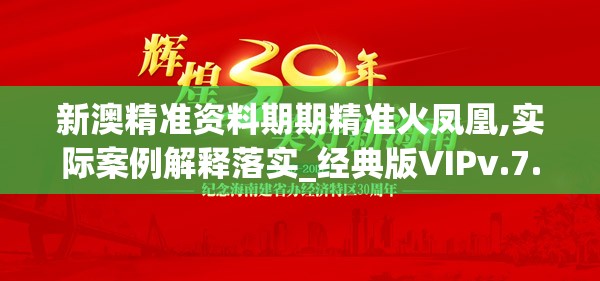 新澳精准资料期期精准火凤凰,实际案例解释落实_经典版VIPv.7.934