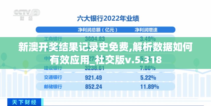 新澳开奖结果记录史免费,解析数据如何有效应用_社交版v.5.318