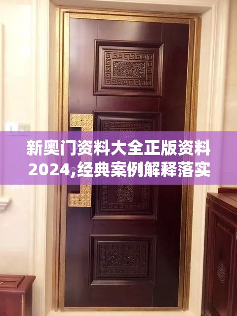 新奥门资料大全正版资料2024,经典案例解释落实_创新版v.4.354