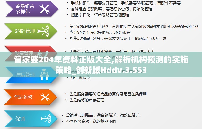 管家婆204年资料正版大全,解析机构预测的实施策略_创新版Hddv.3.553