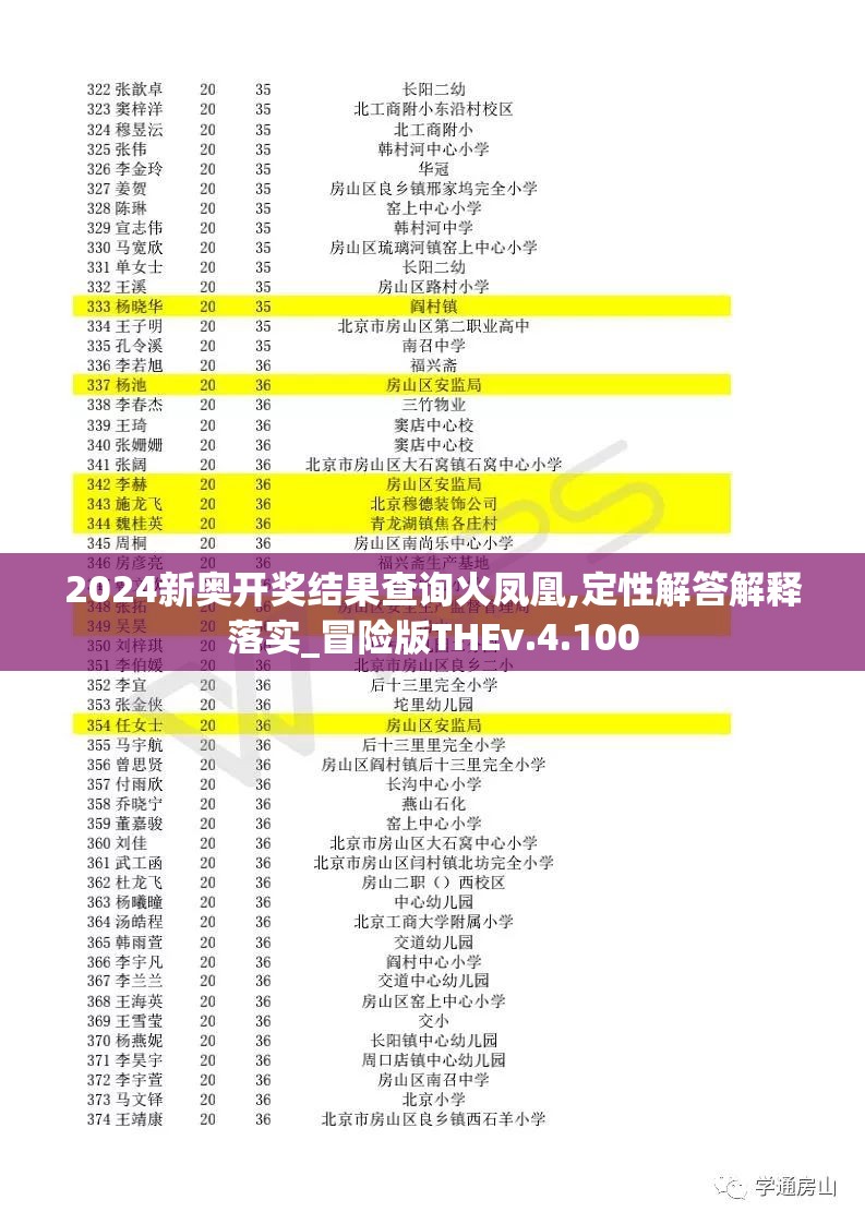 2024新奥开奖结果查询火凤凰,定性解答解释落实_冒险版THEv.4.100
