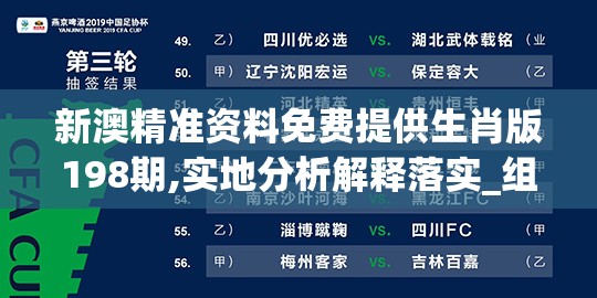 新澳精准资料免费提供生肖版198期,实地分析解释落实_组件集v.4.950