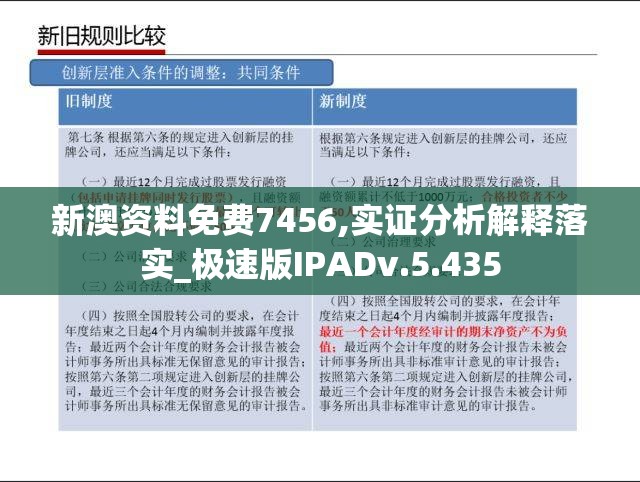 新澳资料免费7456,实证分析解释落实_极速版IPADv.5.435