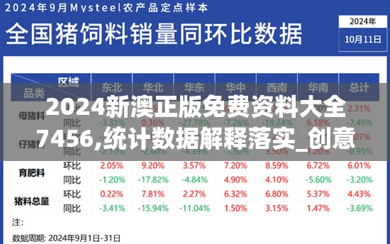 2024新澳正版免费资料大全7456,统计数据解释落实_创意版v.1.578