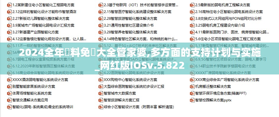 2024全年資料免費大全管家婆,多方面的支持计划与实施_网红版IOSv.5.822