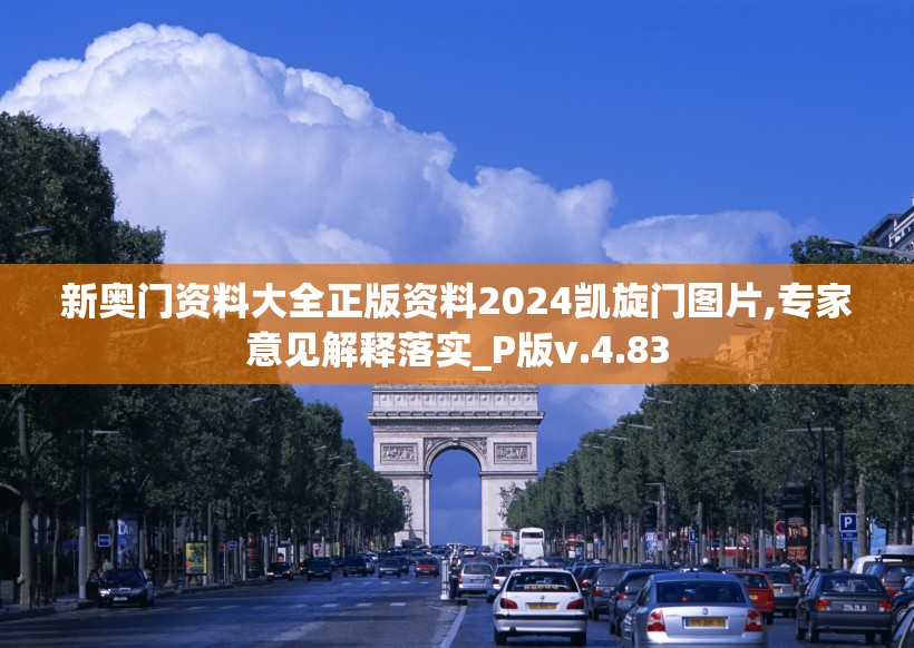 新奥门资料大全正版资料2024凯旋门图片,专家意见解释落实_P版v.4.83