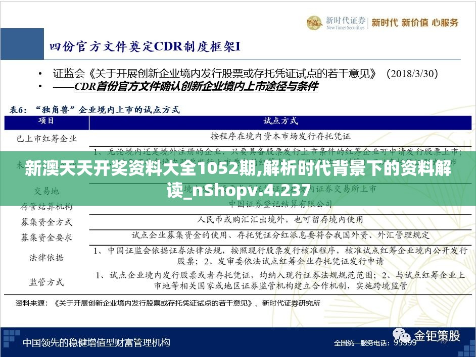 新澳天天开奖资料大全1052期,解析时代背景下的资料解读_nShopv.4.237