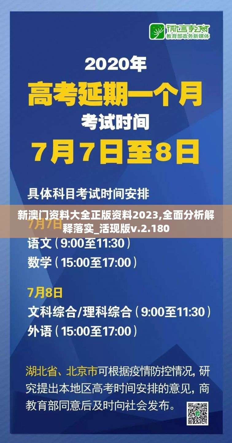 新澳门资料大全正版资料2023,全面分析解释落实_活现版v.2.180
