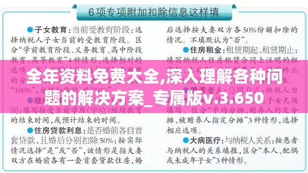 全年资料免费大全,深入理解各种问题的解决方案_专属版v.3.650