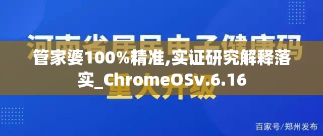 管家婆100%精准,实证研究解释落实_ChromeOSv.6.16