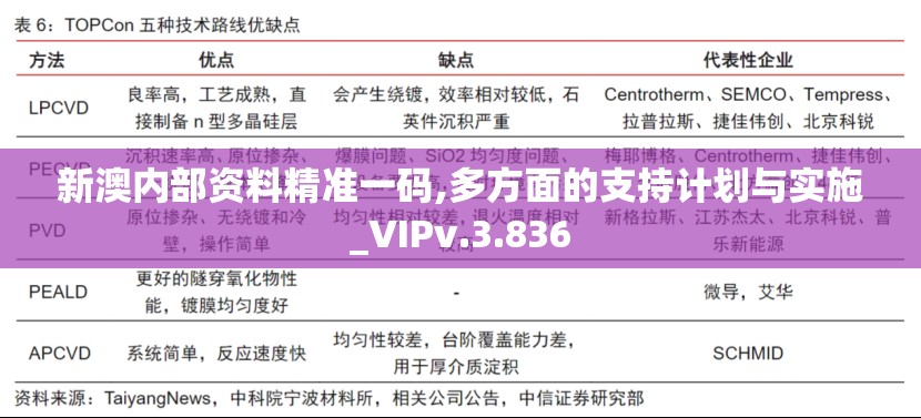 新澳内部资料精准一码,多方面的支持计划与实施_VIPv.3.836