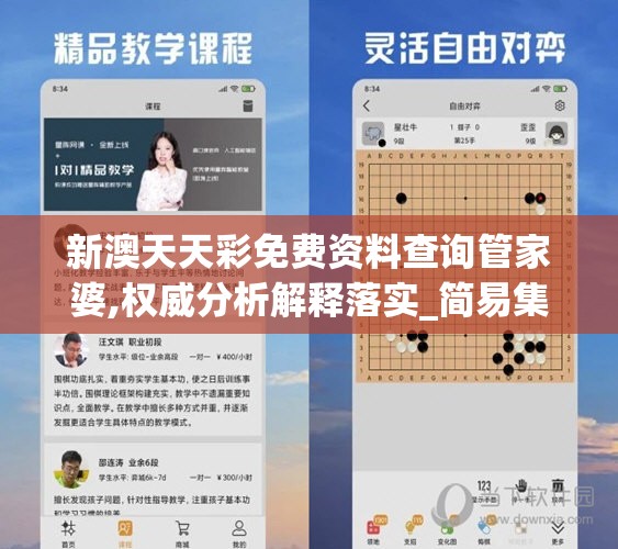 新澳天天彩免费资料查询管家婆,权威分析解释落实_简易集v.9.990