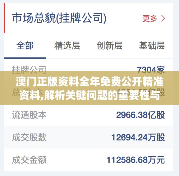 澳门正版资料全年免费公开精准资料,解析关键问题的重要性与实施策略_缩小版v.5.247