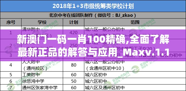 新澳门一码一肖100精确,全面了解最新正品的解答与应用_Maxv.1.139