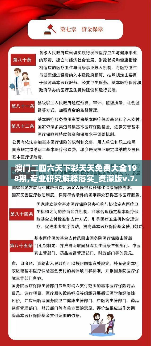 澳门二四六天下彩天天免费大全198期,专业研究解释落实_资深版v.7.620