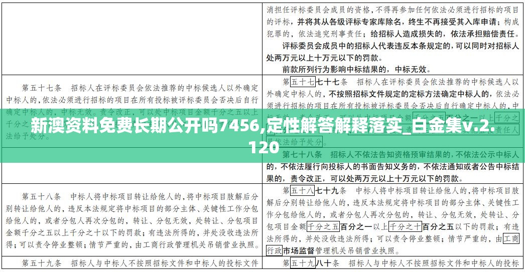 新澳资料免费长期公开吗7456,定性解答解释落实_白金集v.2.120