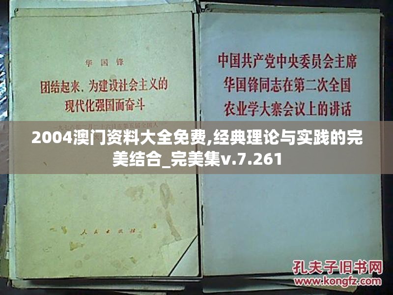 2004澳门资料大全免费,经典理论与实践的完美结合_完美集v.7.261
