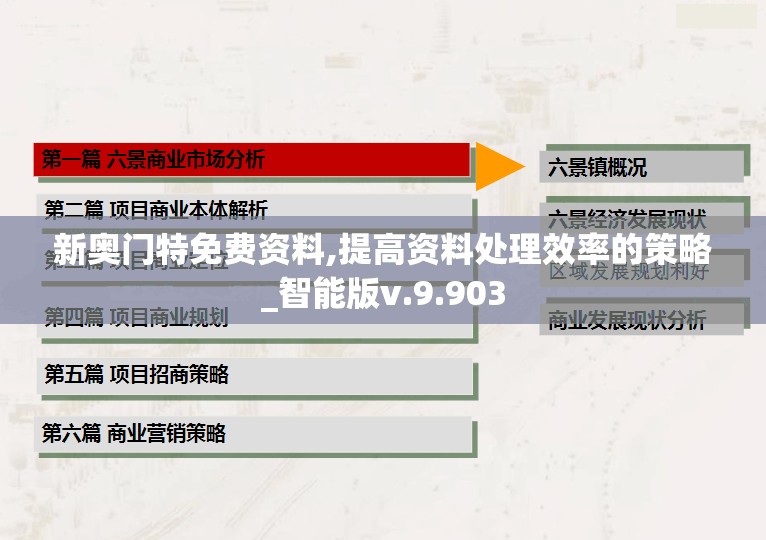 新奥门特免费资料,提高资料处理效率的策略_智能版v.9.903