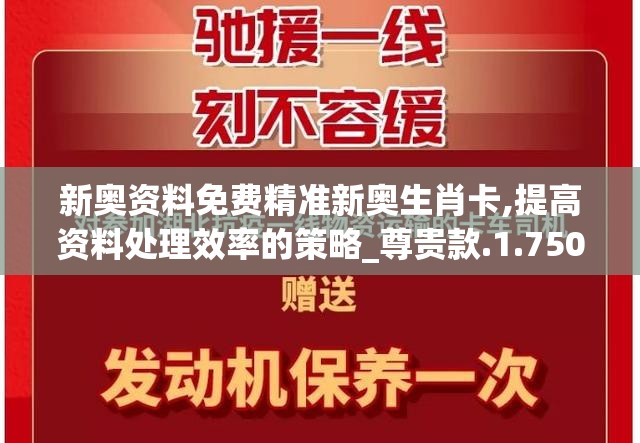 新奥资料免费精准新奥生肖卡,提高资料处理效率的策略_尊贵款.1.750