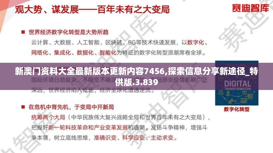 新澳门资料大全最新版本更新内容7456,探索信息分享新途径_特供版.3.839
