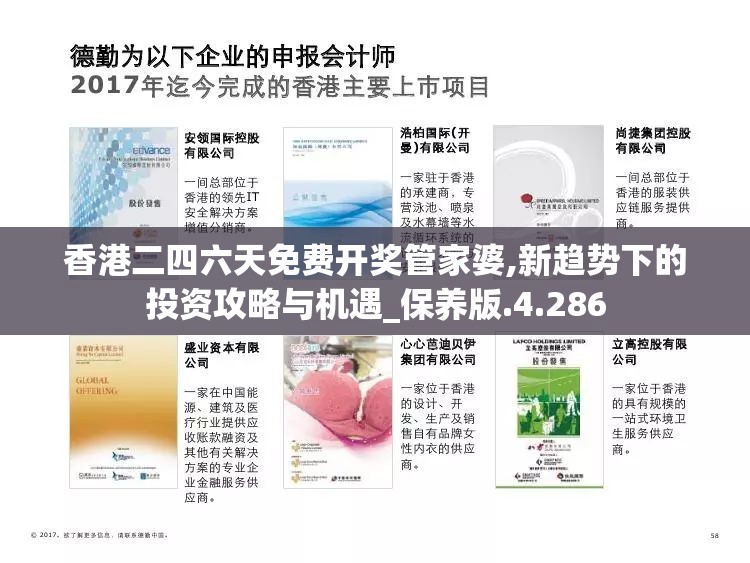 香港二四六天免费开奖管家婆,新趋势下的投资攻略与机遇_保养版.4.286