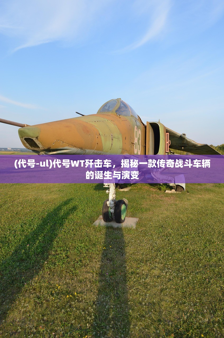 (代号-ul)代号WT歼击车，揭秘一款传奇战斗车辆的诞生与演变