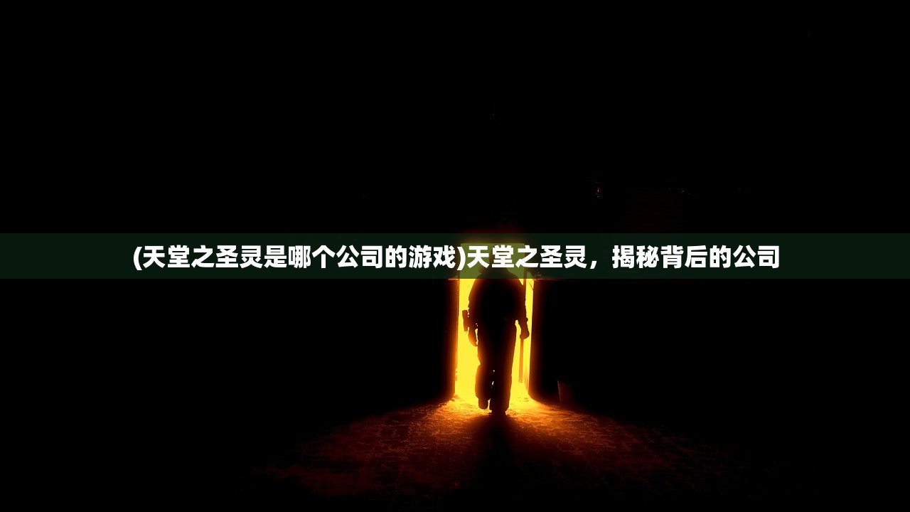 (天堂之圣灵是哪个公司的游戏)天堂之圣灵，揭秘背后的公司