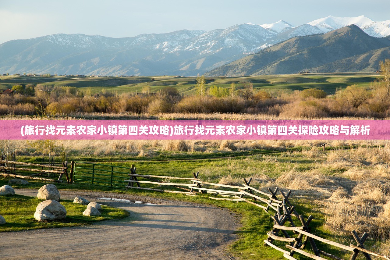 (旅行找元素农家小镇第四关攻略)旅行找元素农家小镇第四关探险攻略与解析