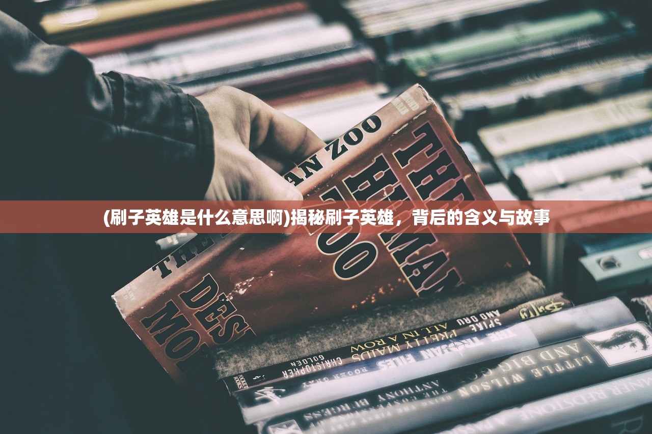 (刷子英雄是什么意思啊)揭秘刷子英雄，背后的含义与故事