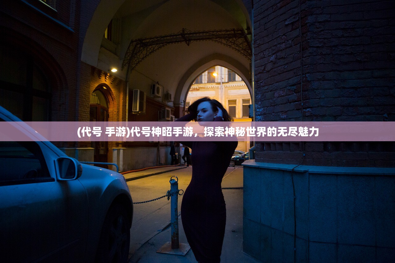 (代号 手游)代号神昭手游，探索神秘世界的无尽魅力