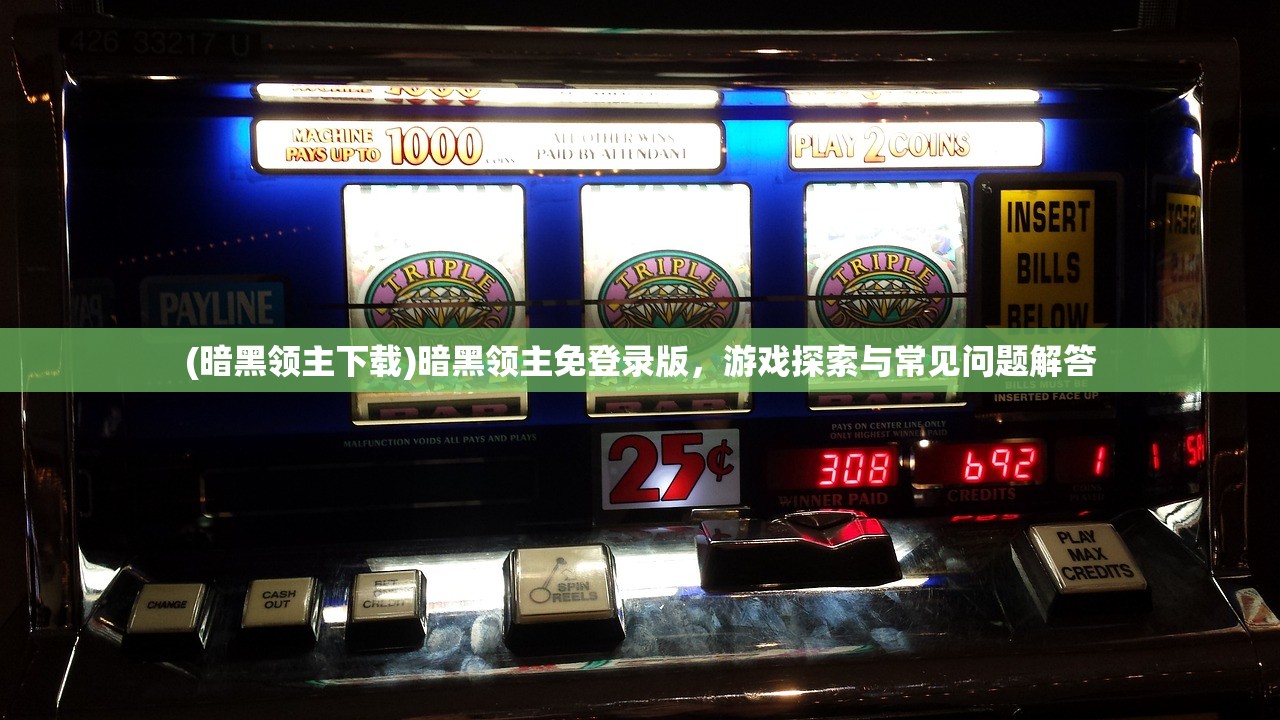 (暗黑领主下载)暗黑领主免登录版，游戏探索与常见问题解答